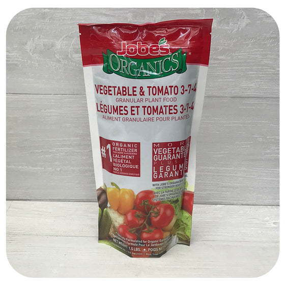 Jobe’s Vegetable and Tomato Fertilizer 3-7-4 - Organic