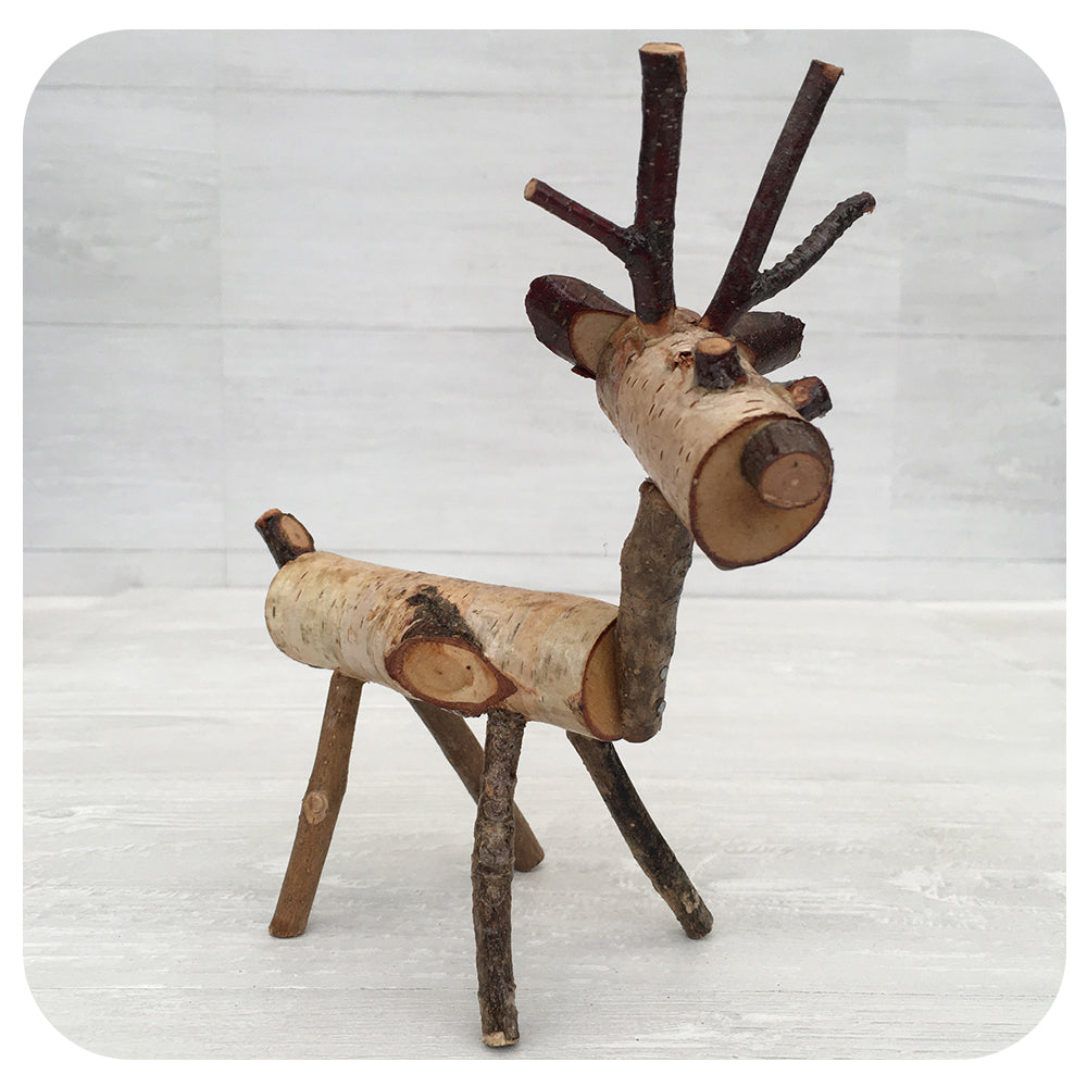 Miniature Birch Reindeer