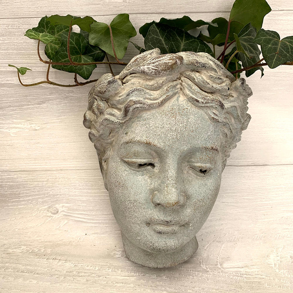 Goddess Head Wall Planter