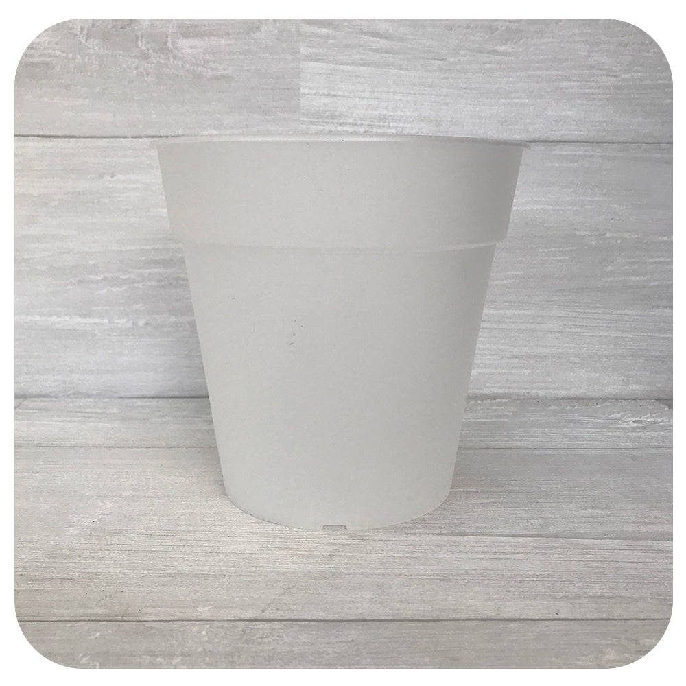 Semi-Transparent Plastic Pot