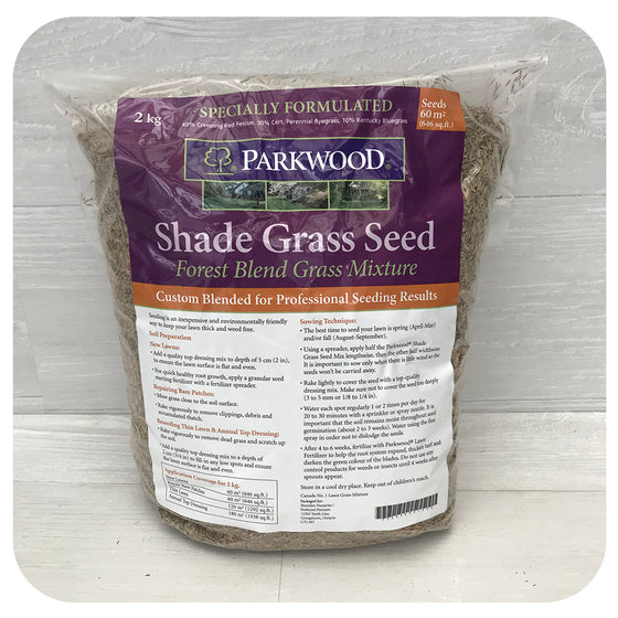 Parkwood Shade Grass Seed