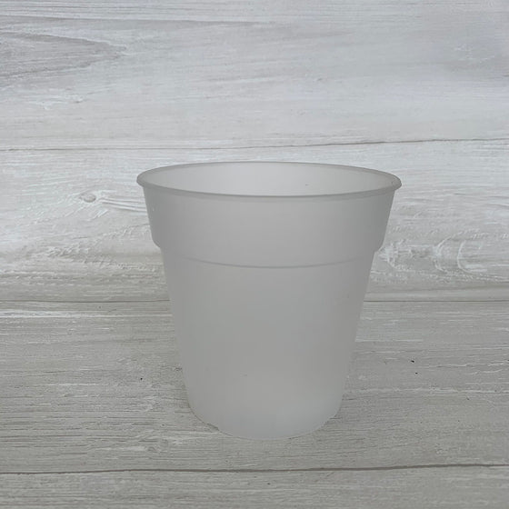 Semi-Transparent Plastic Pot