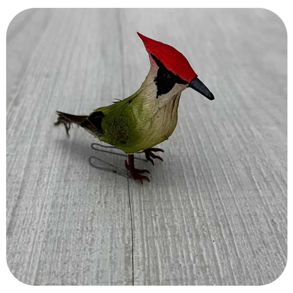 Mini Woodpecker Ornament (3")