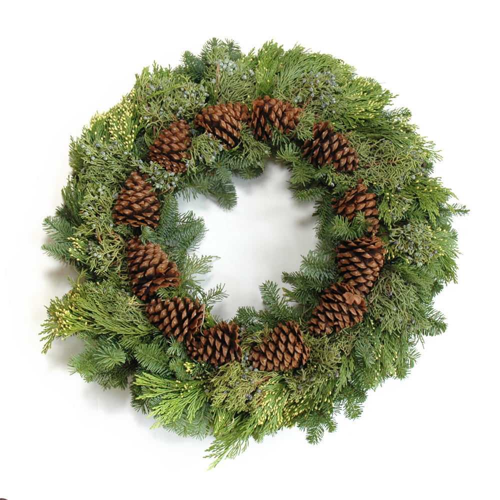 Multi-Cone Deluxe Wreath