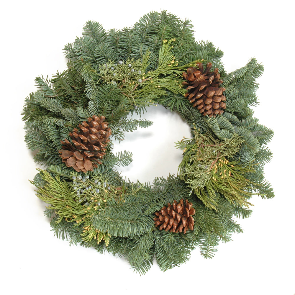 Mixed Cone Wreath