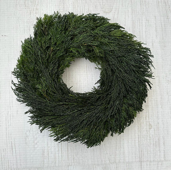 Preserved Juniper Wreath